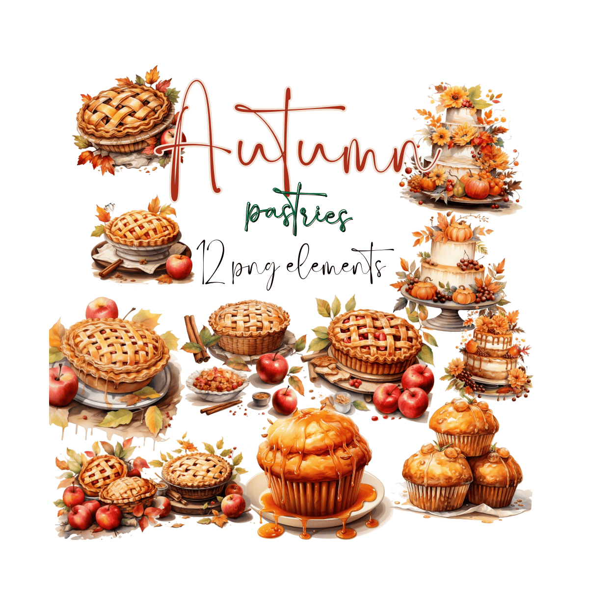 Zestaw Autumn Pastries 01