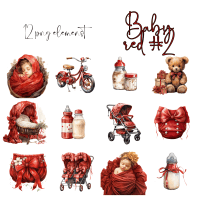 Zestaw Baby Red 02