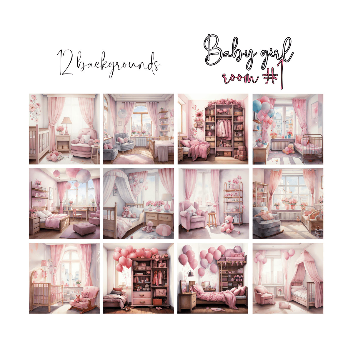 Zestaw Baby Girl Room 01